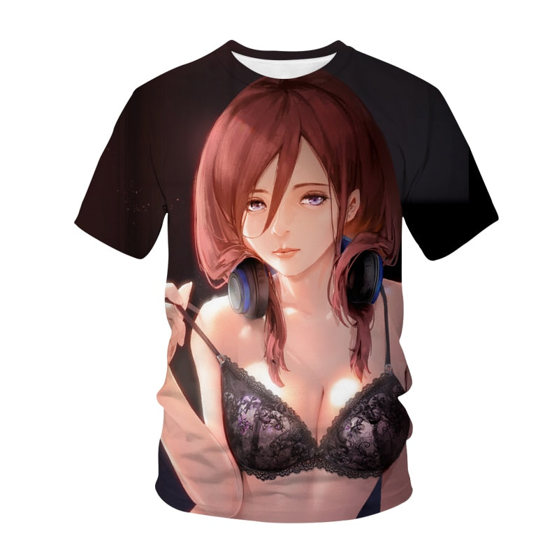 The Quintessential Quintuplets 3D Print T-Shirt