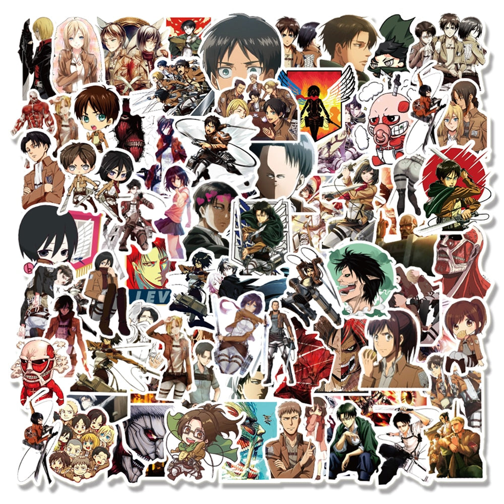 Attack On Titan Graffiti Stickers
