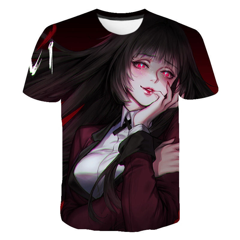 Kakegurui 3D Printed T Shirt