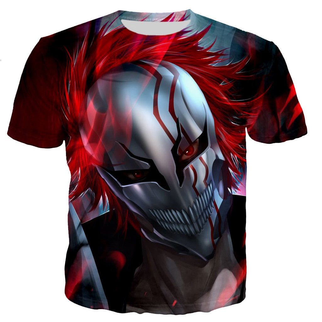Bleach Printed T-shirt Casual Tops