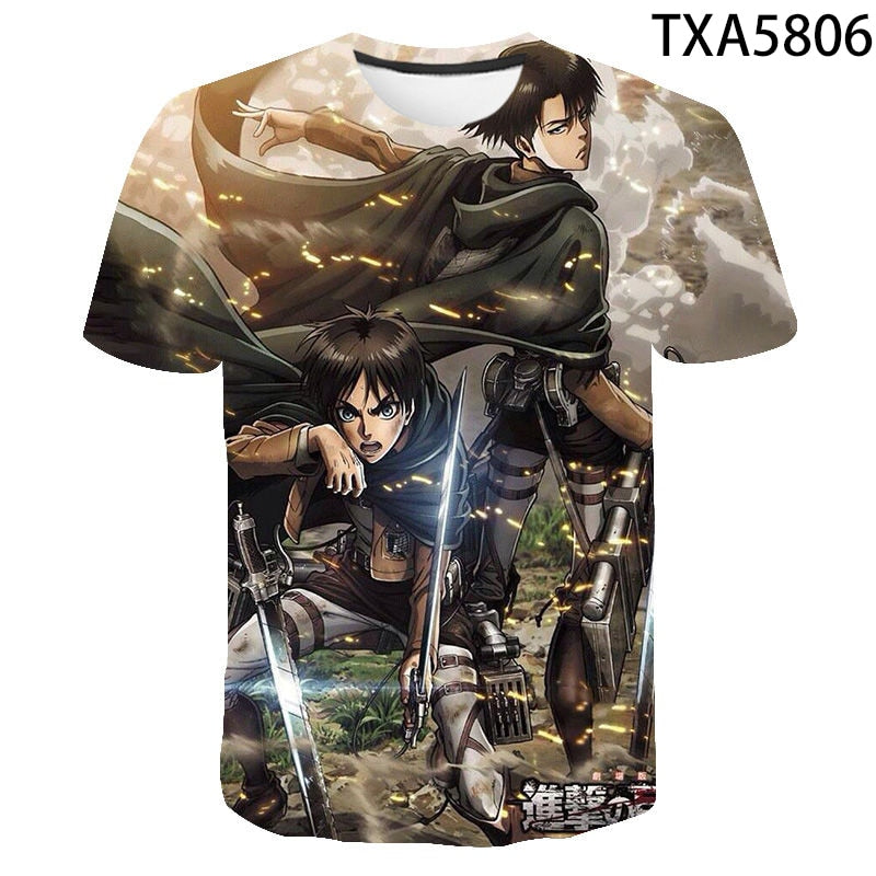 Attack On Titan 3D T-shirts
