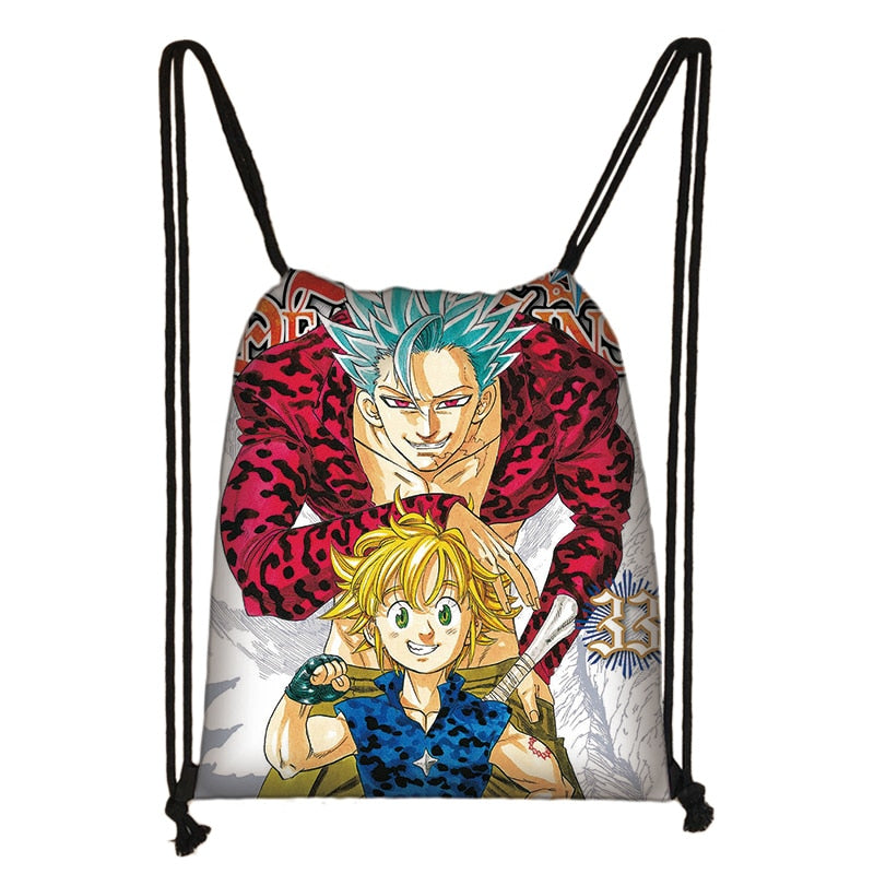 The Seven Deadly Sins Drawstring Backpack