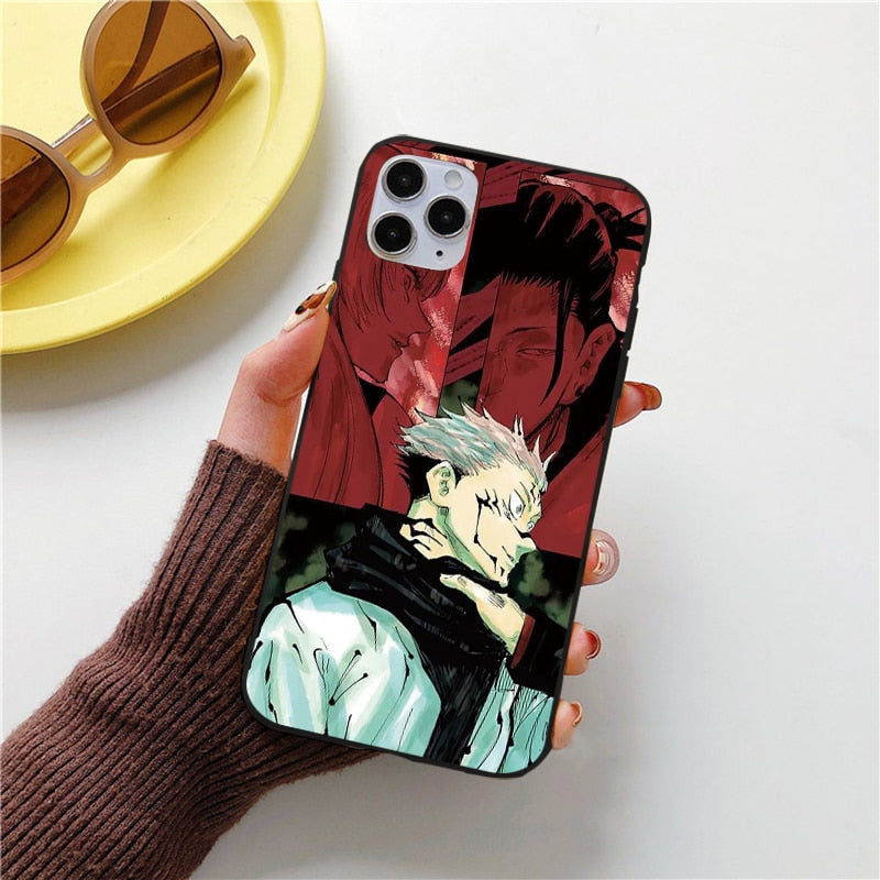Jujutsu Kaisen Yuji Itadori Satoru Gojo iPhone Case