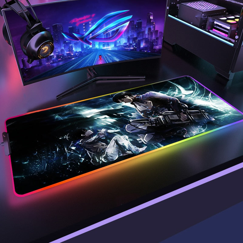 Attack on Titan RGB Mouse Pad