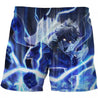 Demon Print Men's Casual Board Shorts - Anime Fantasy Land