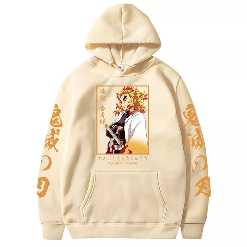 Demon Slayer Loose Sweatshirt - Anime Fantasy Land