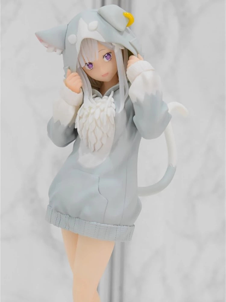 Emilia and Rem Decoration Figure - Anime Fantasy Land