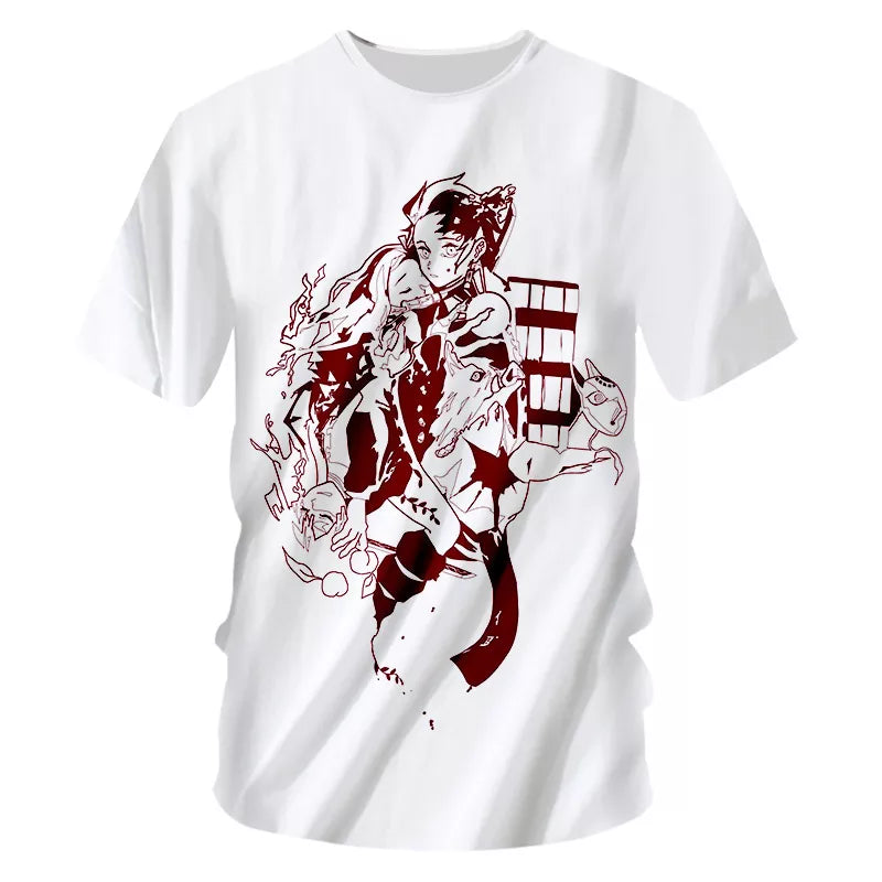 Demon Slayer Anime Punk T-Shirt - Anime Fantasy Land