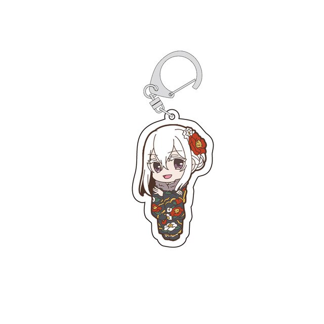Re:Zero Characters Keyhhain Hook - Anime Fantasy Land