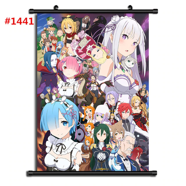 Re:Zero Wall Scroll Posters - Anime Fantasy Land