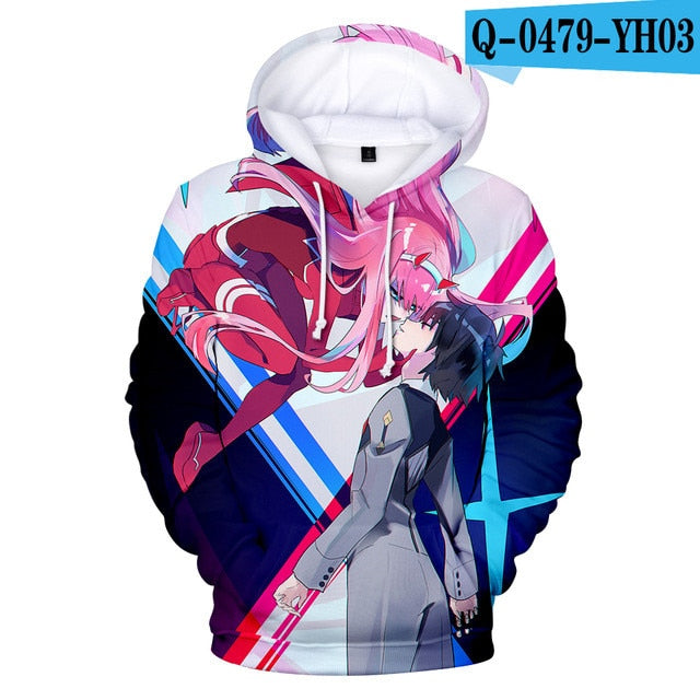 DARLING In The FRANXX 3D Hoodies