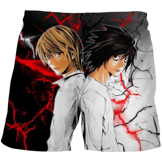 Death Note Yagami Cosplay Short Pants