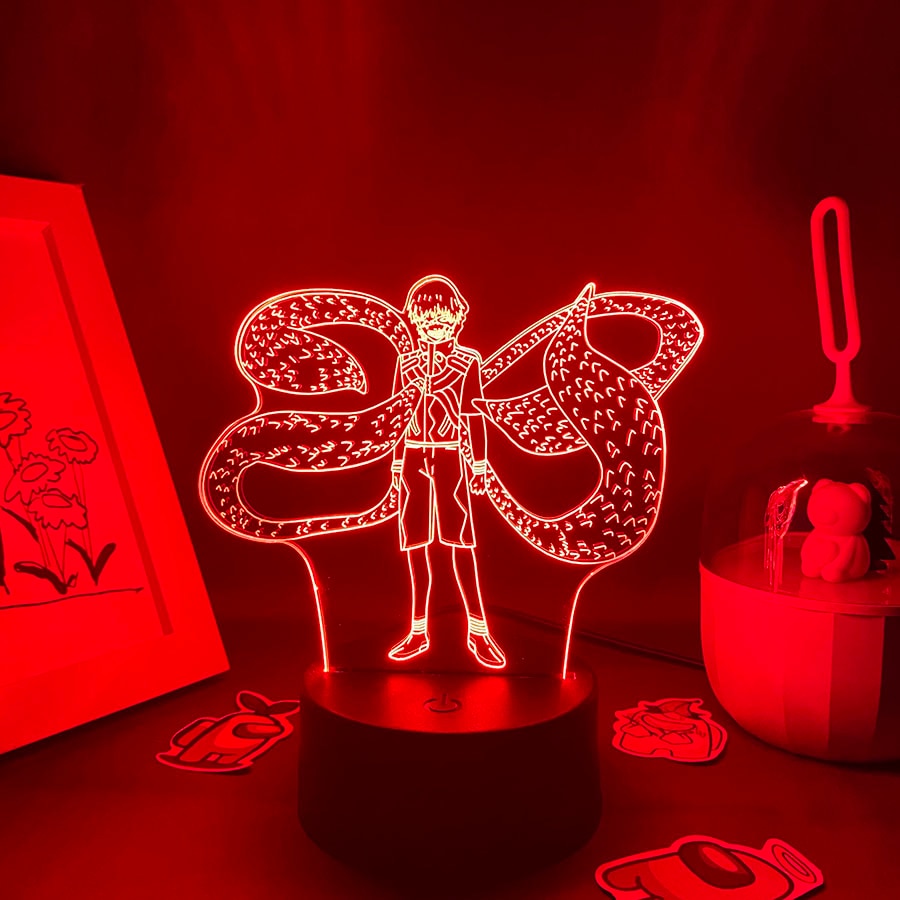 Tokyo Ghoul Kaneziki 3D Neon Led Night Lights