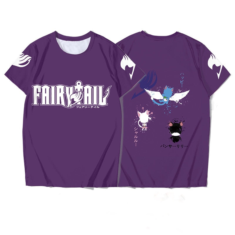 Fairy Tail 3D Print T-Shirts