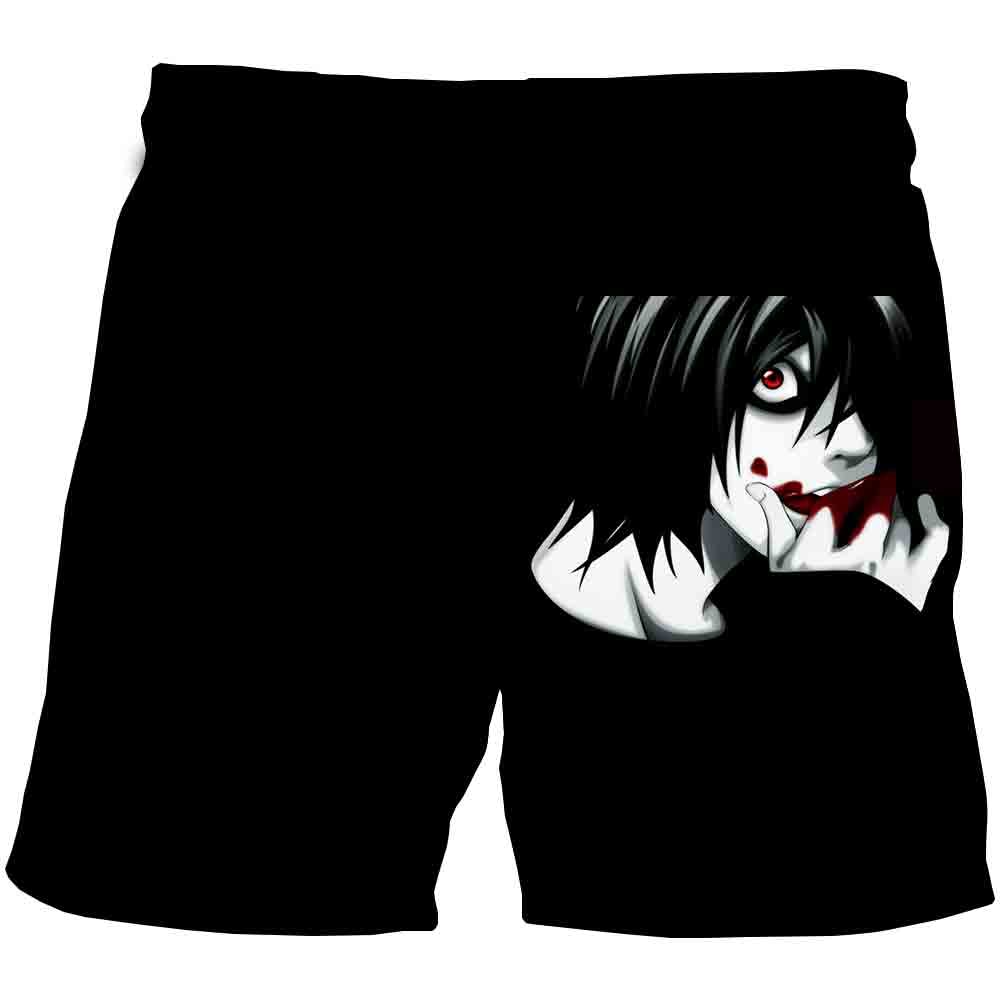 Death Note Yagami Cosplay Short Pants