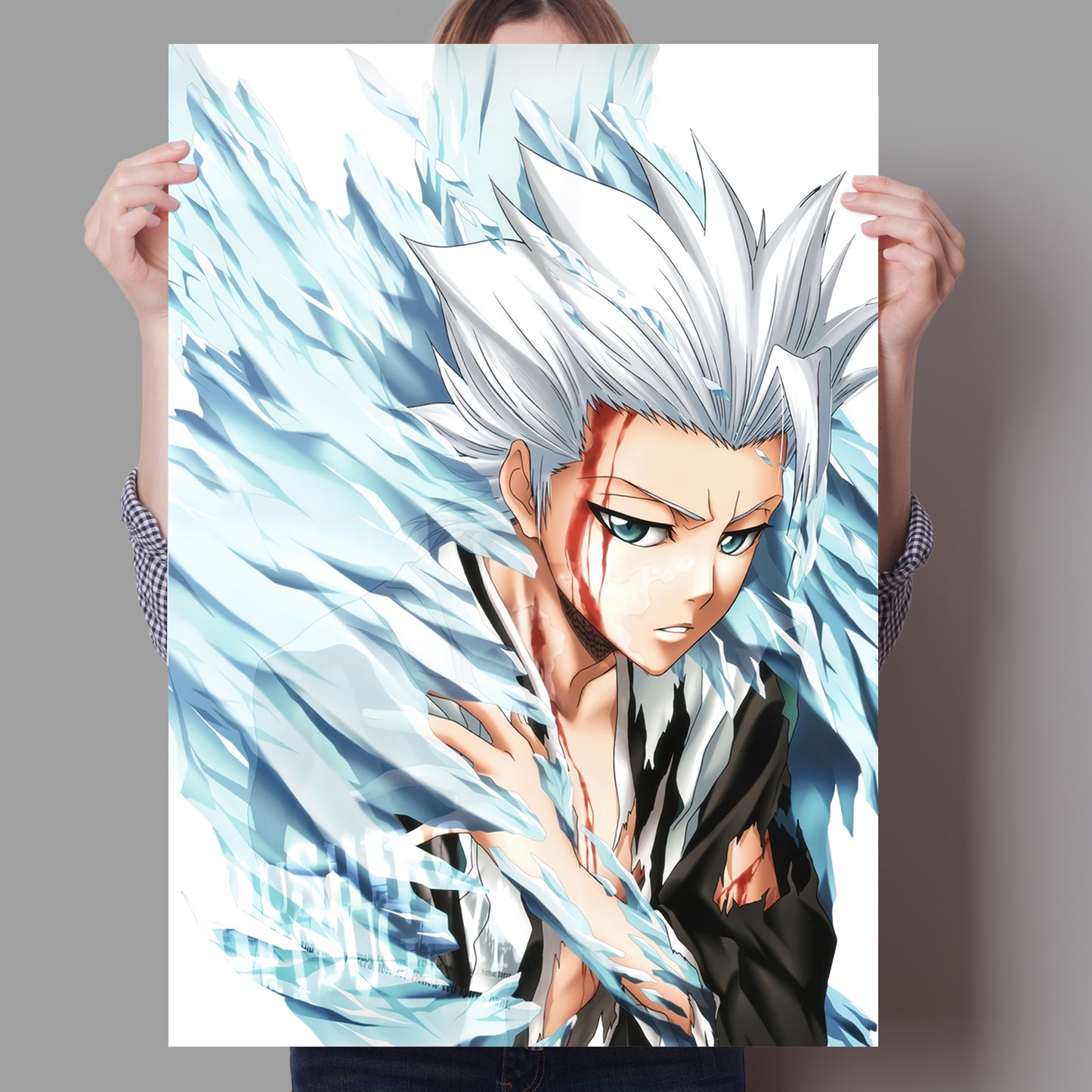 Bleach kenpachi Gotei Figure Poster
