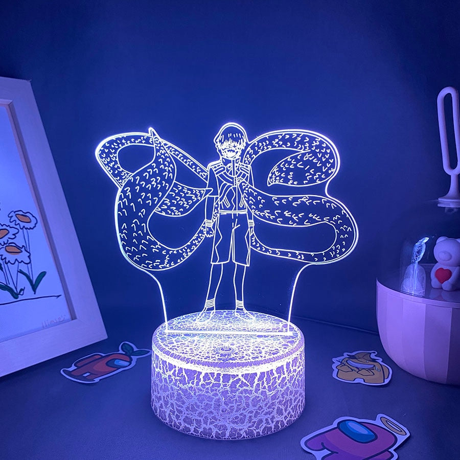 Tokyo Ghoul Kaneziki 3D Neon Led Night Lights