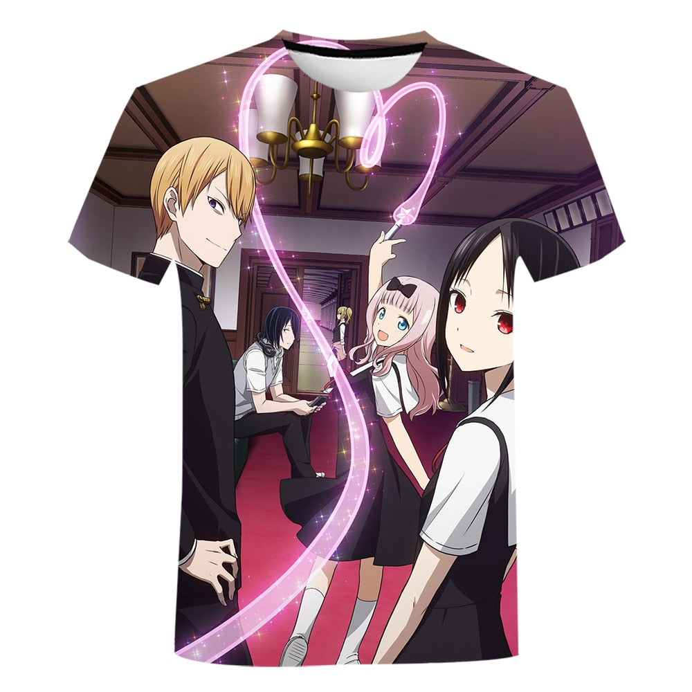 Kaguya Sama Love Is War 3D Print T-Shirts