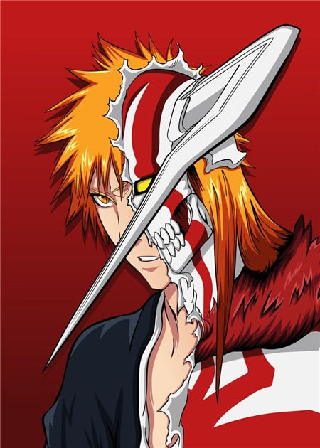Bleach kenpachi Gotei Figure Poster