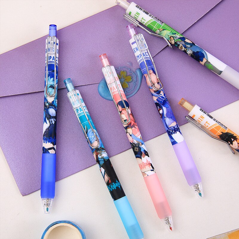 Game Genshin Impact Black Gel Pen
