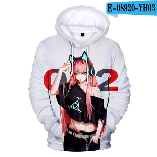 DARLING In The FRANXX 3D Hoodies