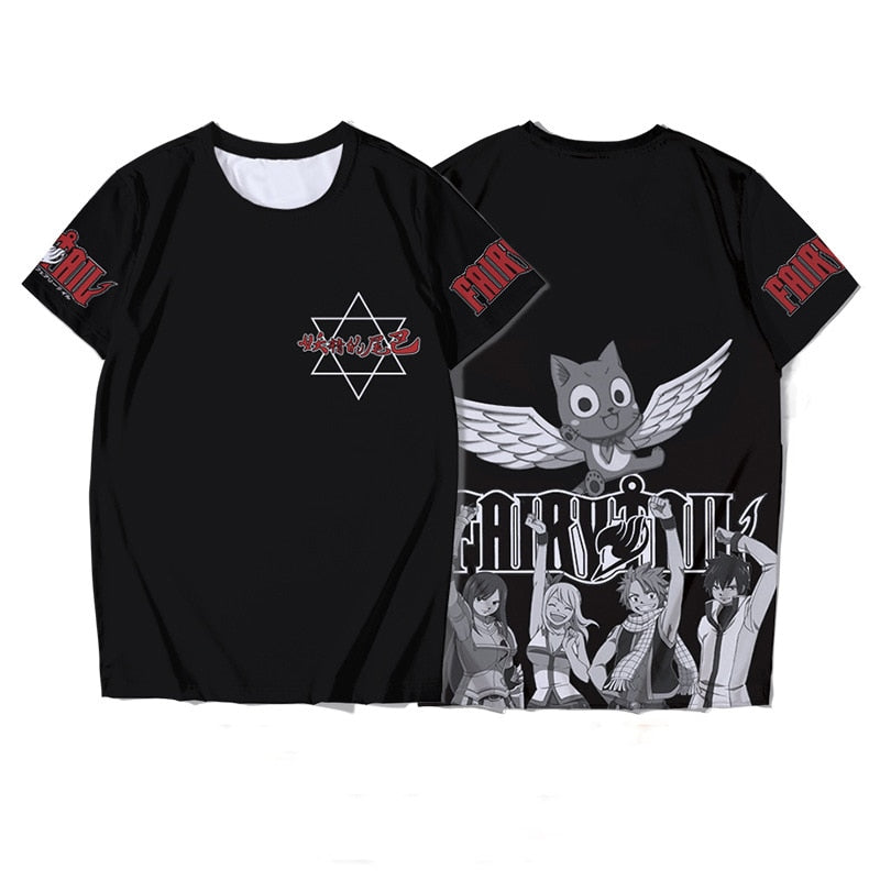 Fairy Tail 3D Print T-Shirts