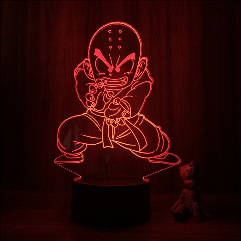 Dragon Ball Lamp Super Saiyan Ultra Instinct Goku Vegeta Gogeta Figuras LED  Night Light DBZ Lamp