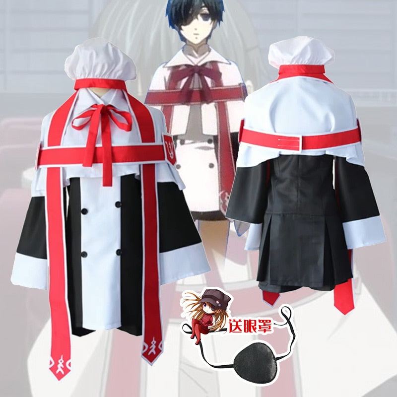 Black Butler Kuroshitsuji Sebastian Cosplay Unisex
