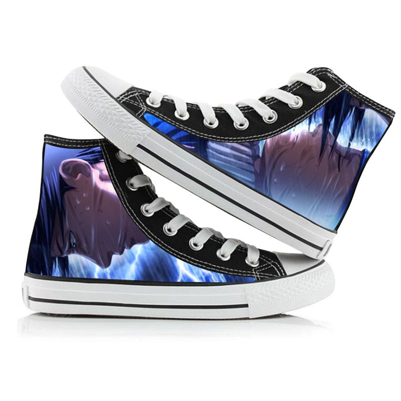 Ninja Akatsuki Uchiha Sasuke  High Top Shoes