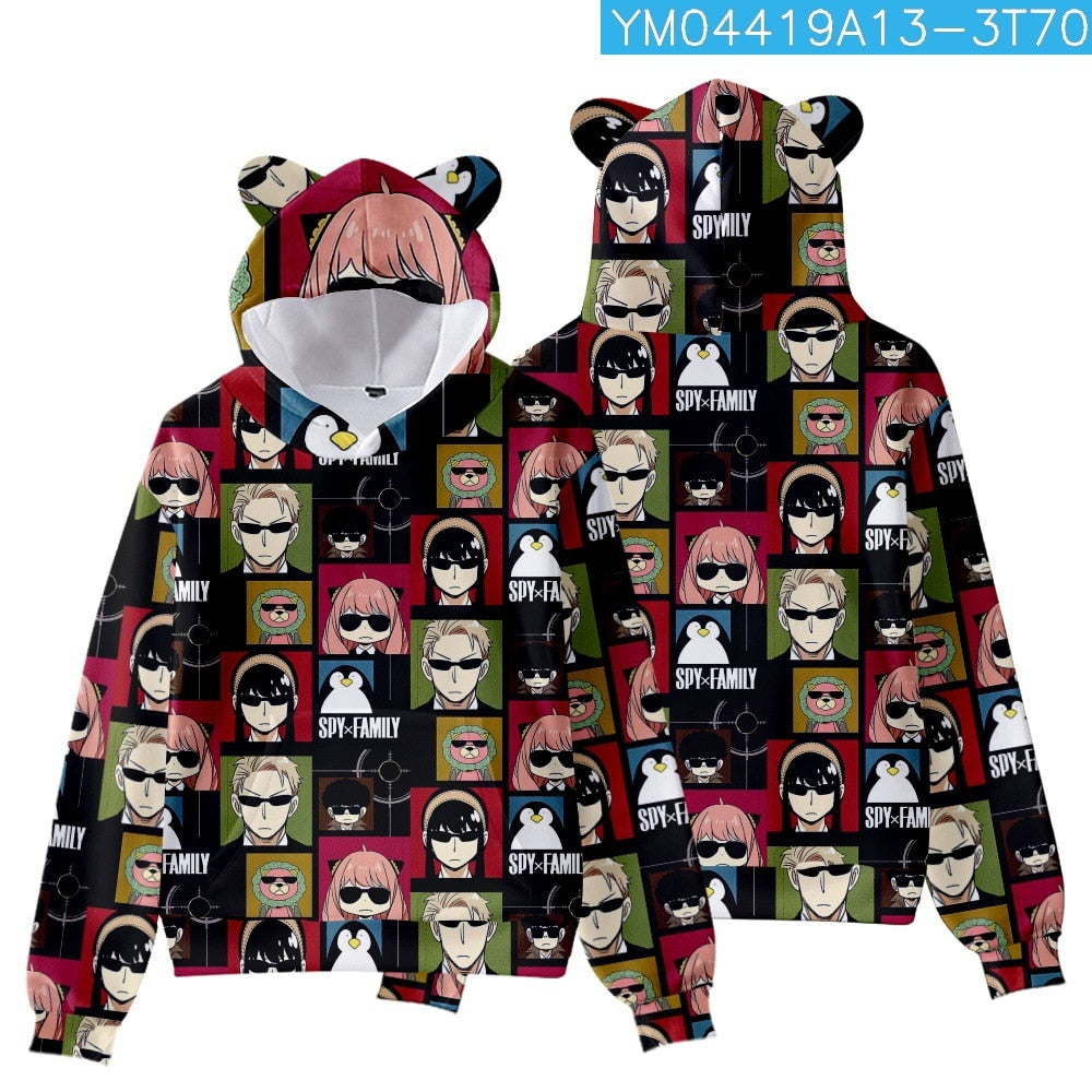Spy X Family Ear Cute Hoodies