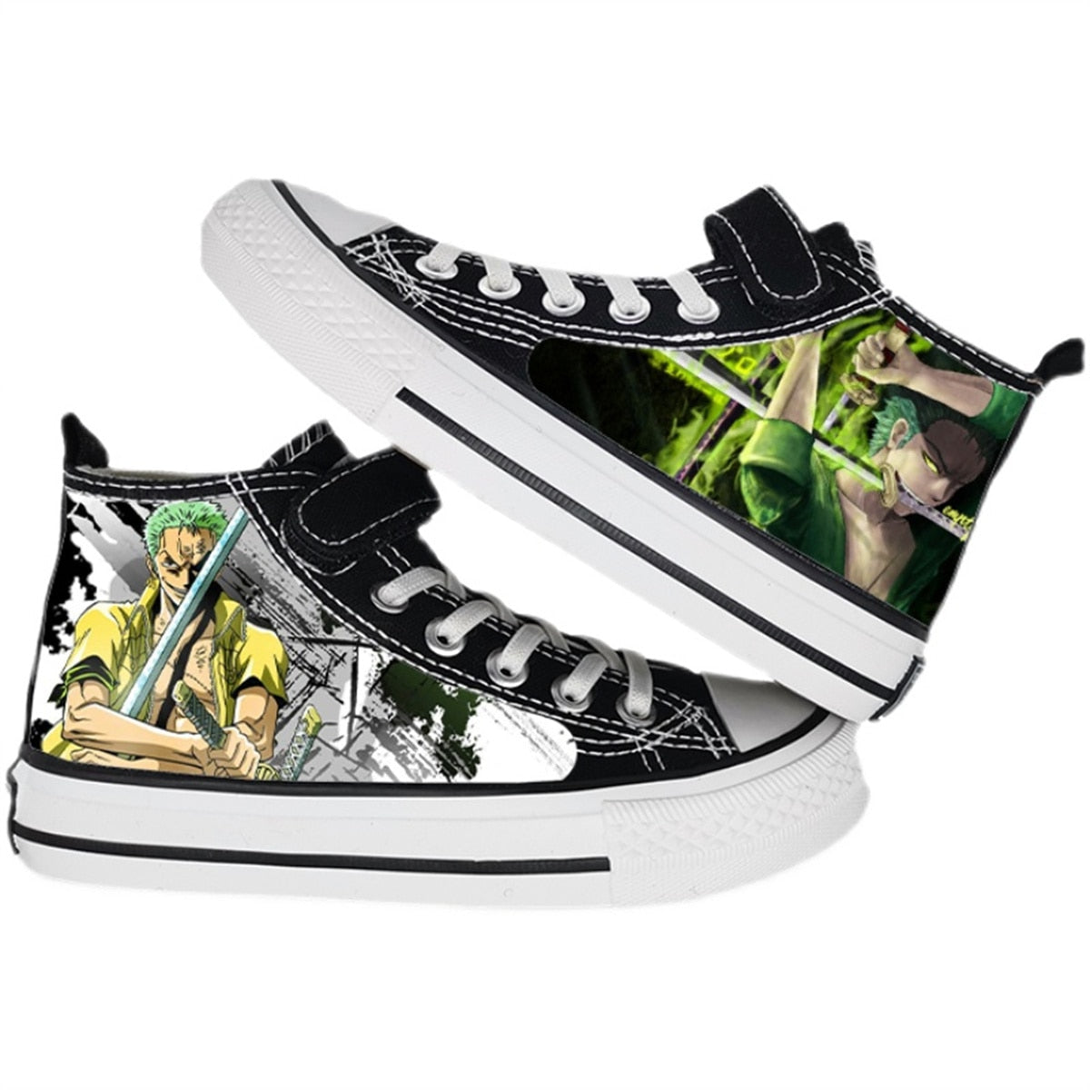 ONE PIECE  Monkey D. Luffy, Roronoa Zoro High Top Shoes
