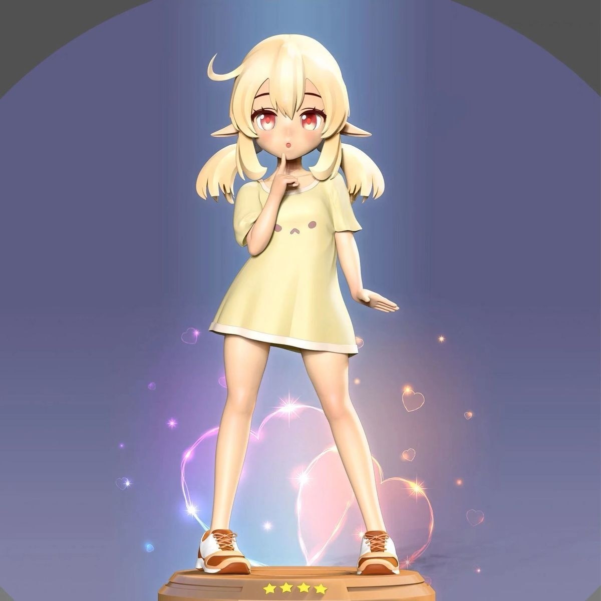 Genshin Impact Lumine genshin Action Figure