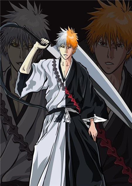 Bleach kenpachi Gotei Figure Poster