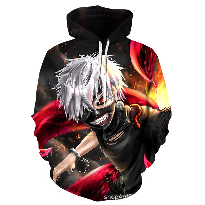 Tokyo ghoul hotsell kaneki blue hoodie