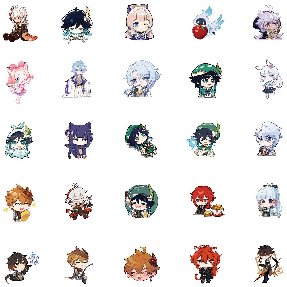 Game Genshin Impact Stickers