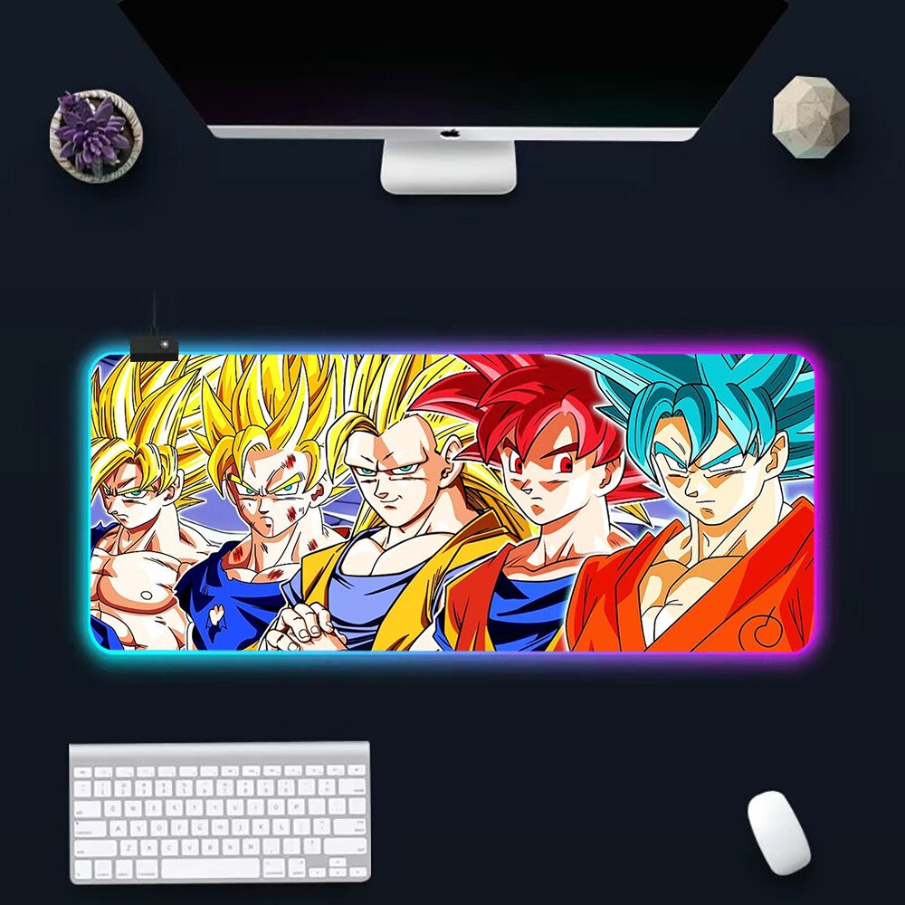 Dragon Ball Super Z Son Goku RGB Mouse Pad