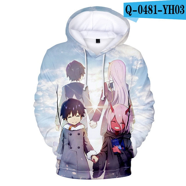 DARLING In The FRANXX 3D Hoodies