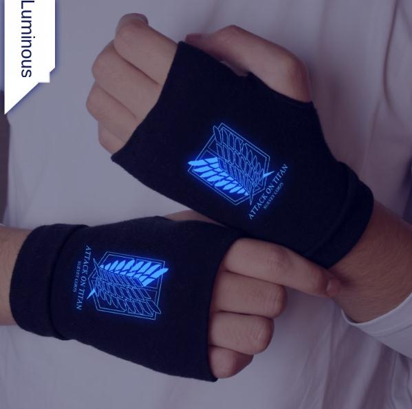 Attack on Titan Half-finger Gloves