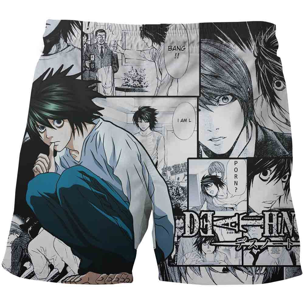 Death Note Yagami Cosplay Short Pants