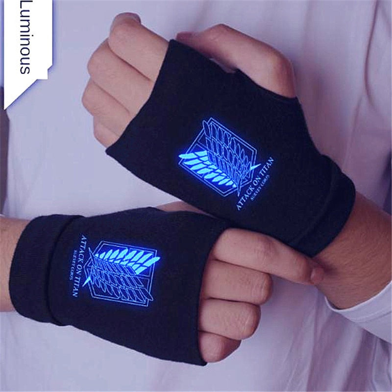 Attack on Titan Half-finger Gloves