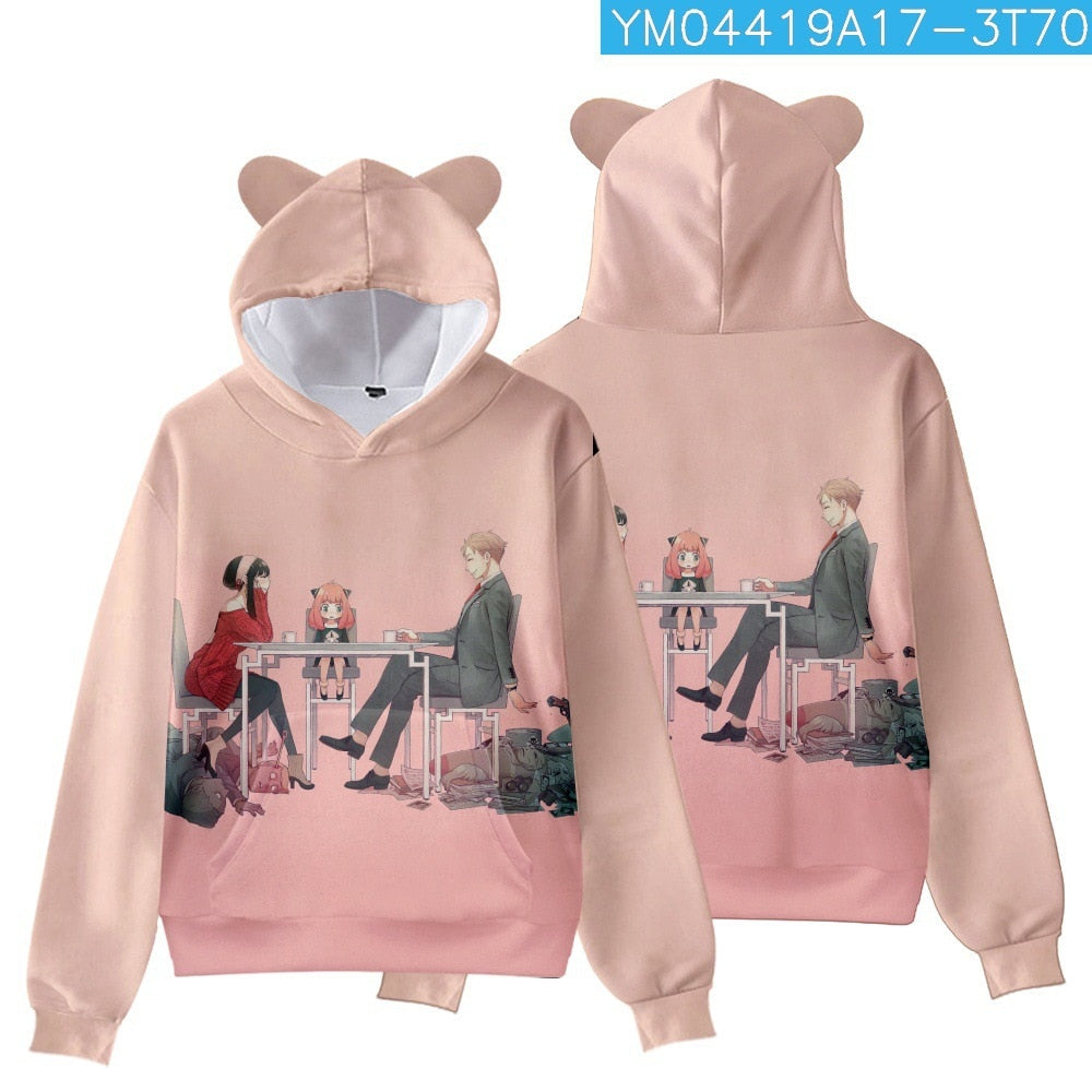 Spy X Family Ear Cute Hoodies