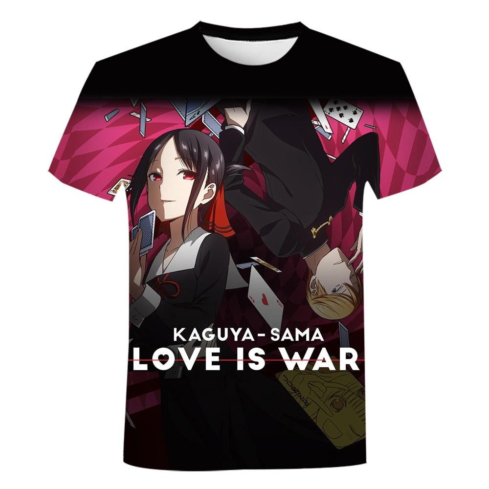 Kaguya Sama Love Is War 3D Print T-Shirts