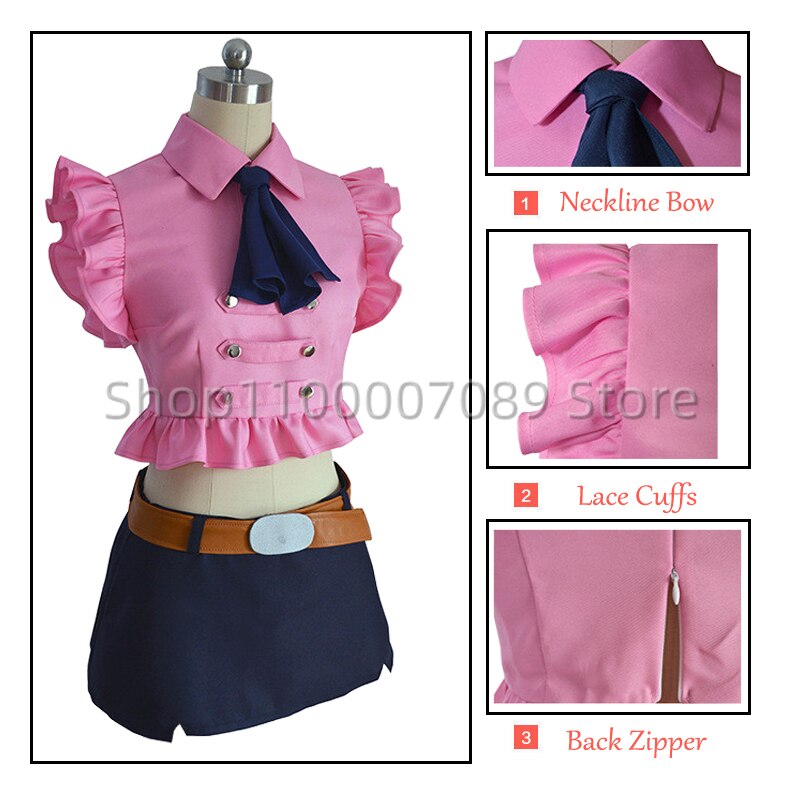 The Seven Deadly Sins Elizabeth Liones Cosplay skirt