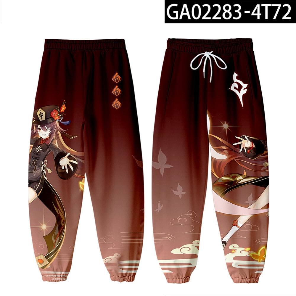 Genshin Impact Klee Xiao Cosplay Pants