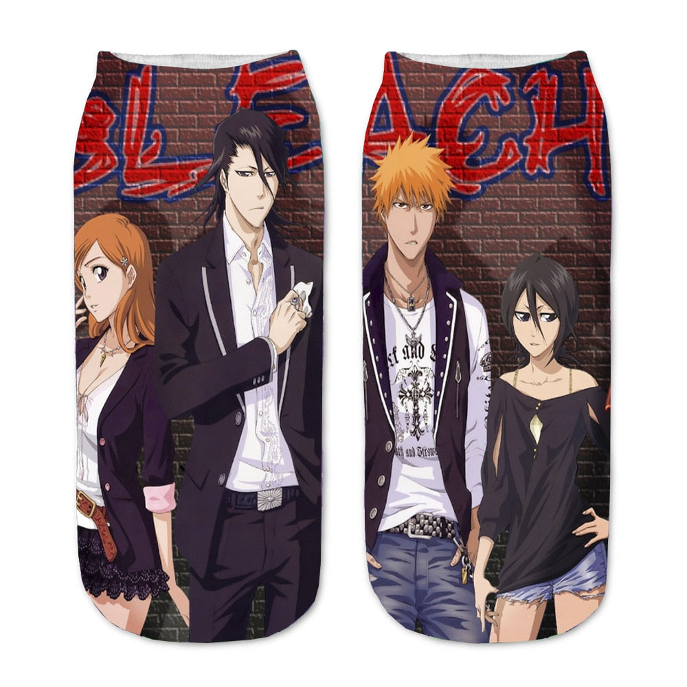 BLEACH Kurosaki Ichigo Cotton  Socks