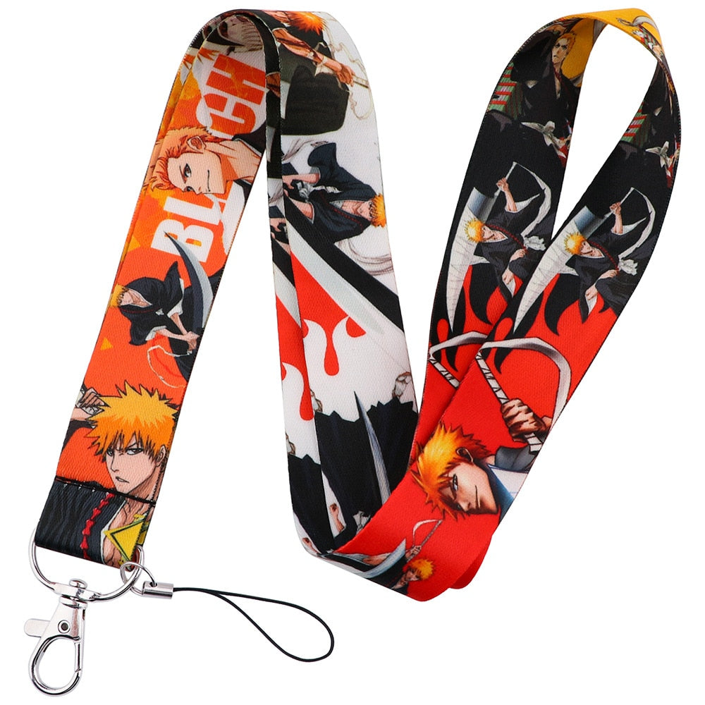 Bleach Keychains Neck Straps Keyrings