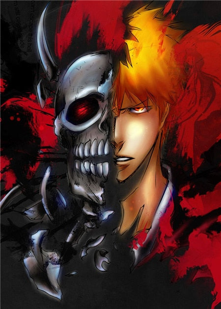 Bleach kenpachi Gotei Figure Poster