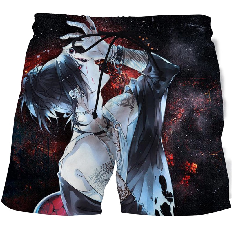 Tokyo Ghoul Beach 3D Printed Shorts