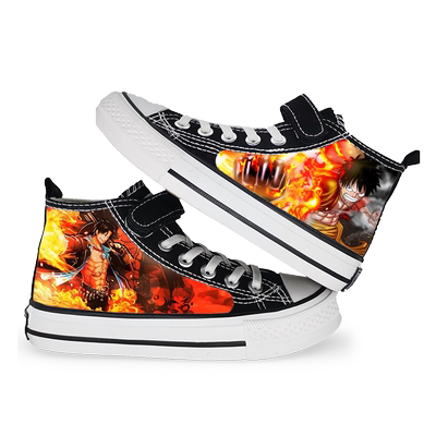 ONE PIECE  Monkey D. Luffy, Roronoa Zoro High Top Shoes