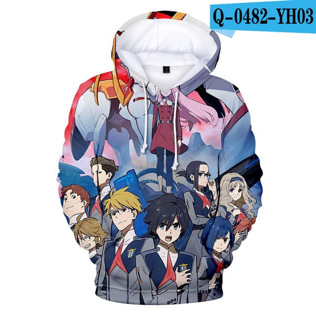 DARLING In The FRANXX 3D Hoodies